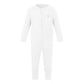 Premium Bamboo Baby Zippie (Long) - White