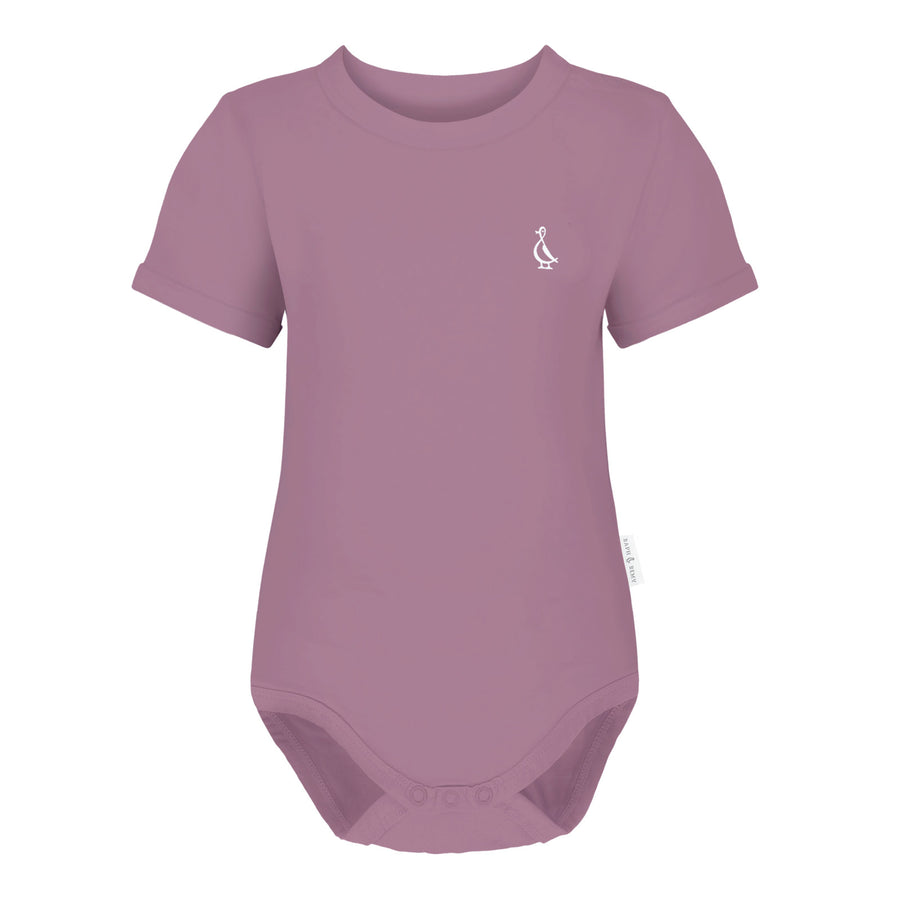Premium Bamboo Classic Baby Onesie - Mauve