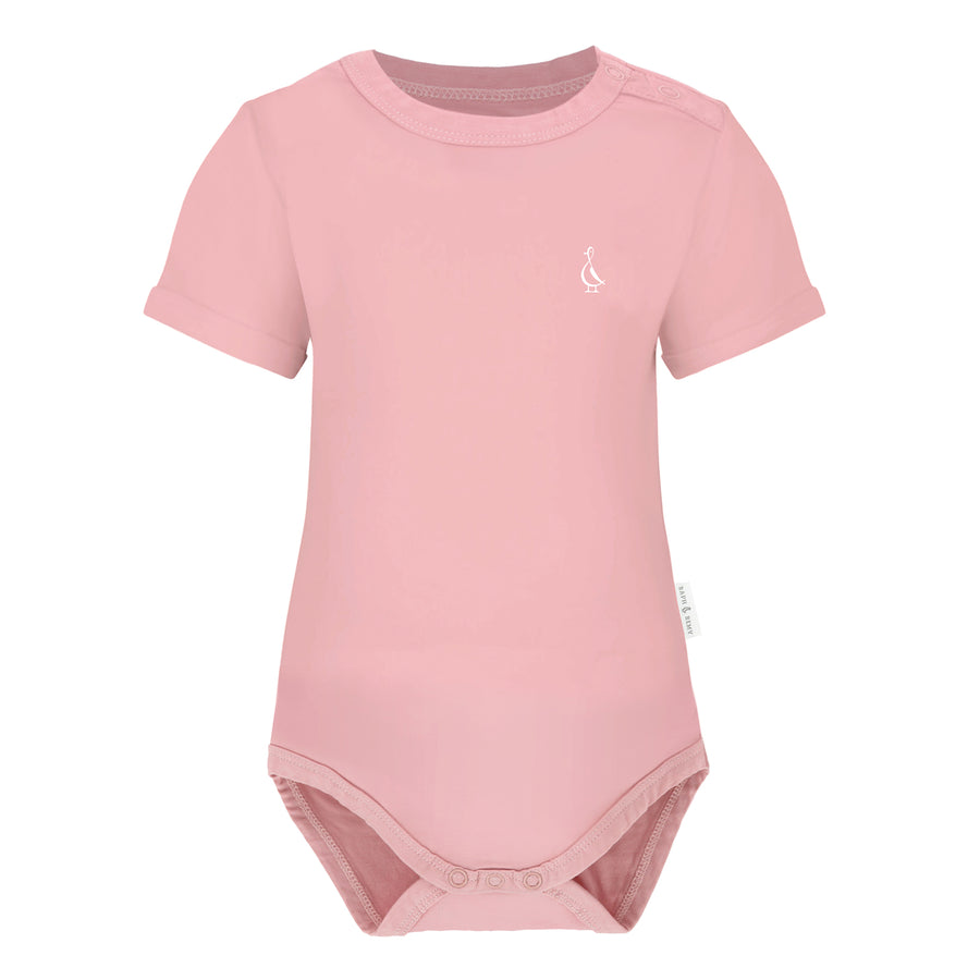 Premium Bamboo Classic Baby Onesie - Dusty Pink