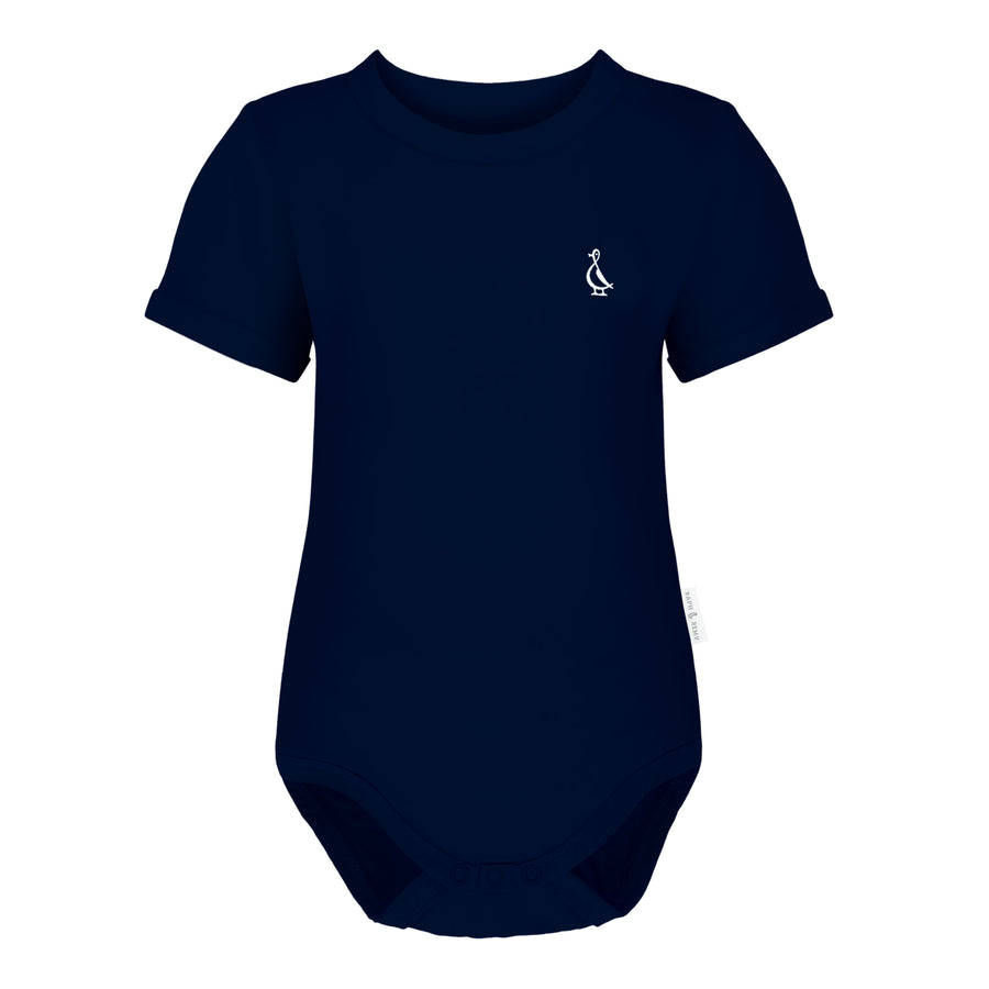 Premium Bamboo Classic Baby Onesie - Navy Blue