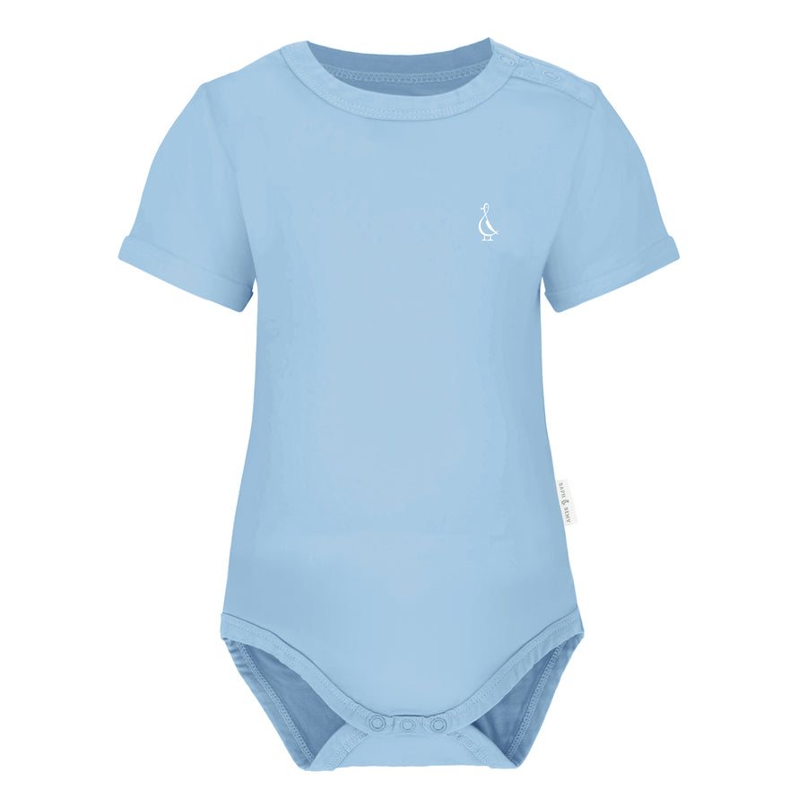 Premium Bamboo Classic Baby Onesie - Sky Blue