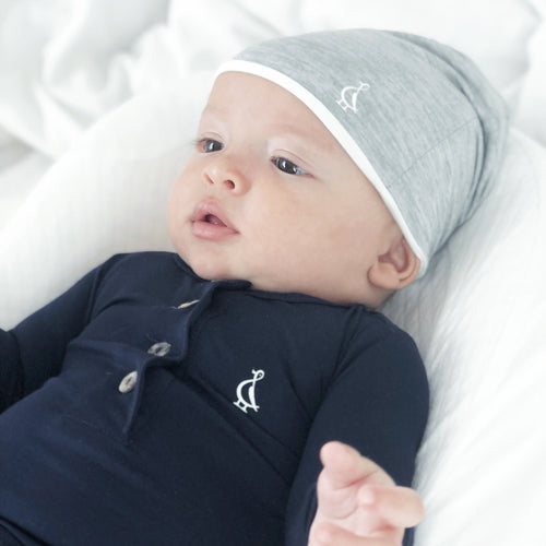 Premium Bamboo Reversible Slouch Baby Beanie