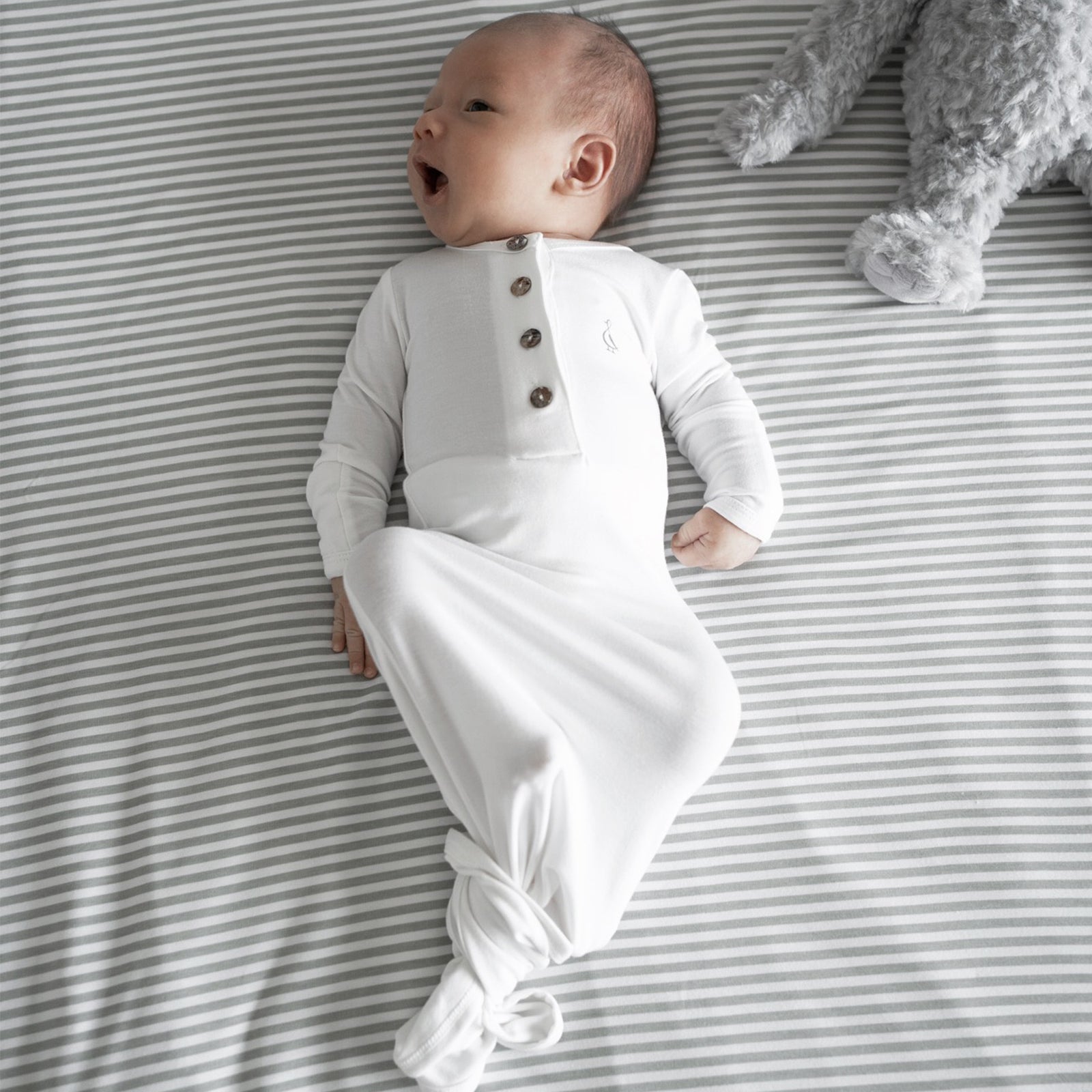 Premium Bamboo Baby Sleep Sack Knotted Gown