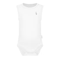 RAPH&REMY® bamboo sleeveless onesie for babies, in White color.