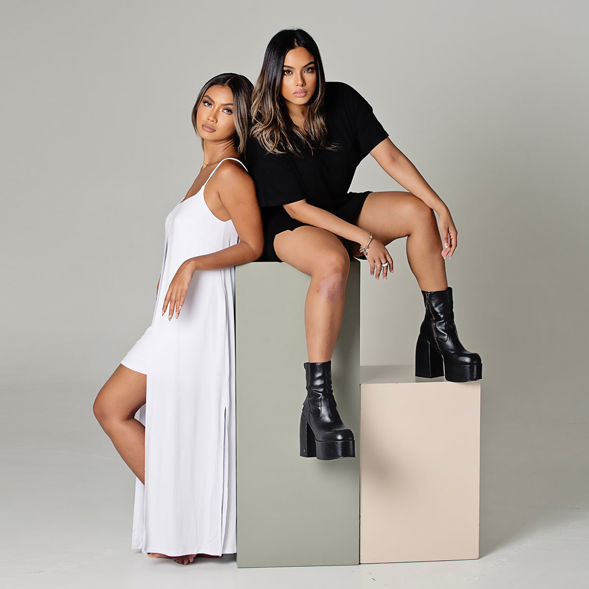 Cali - Oversized Bamboo Hidden Pocket T-Shirt Dress - Bundle Deal