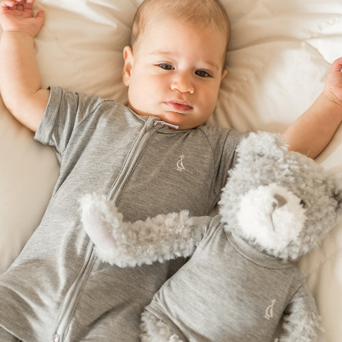 Premium Bamboo Baby Zippie (Short)