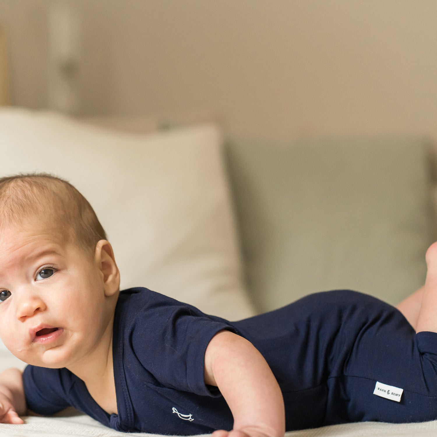 Premium Bamboo Baby Zippie (Short)