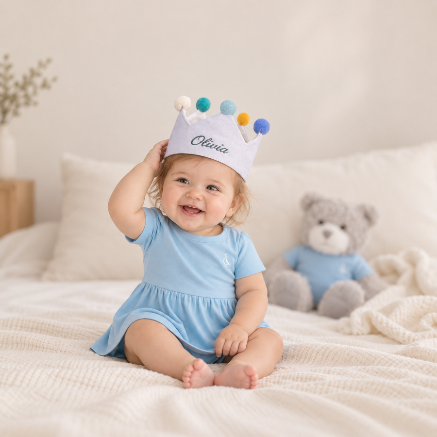 RAPH&REMY Birthday Crown - Blue Grey