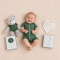 Teddy & Me Bamboo Gift Set - Army Green