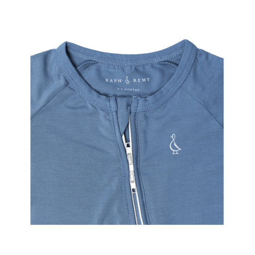 Premium Bamboo Baby Long Zippie - Limited Edition Bedtime Blue