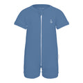 Premium Bamboo Baby Short Zippie - Limited Edition Bedtime Blue - Bedtime Blue