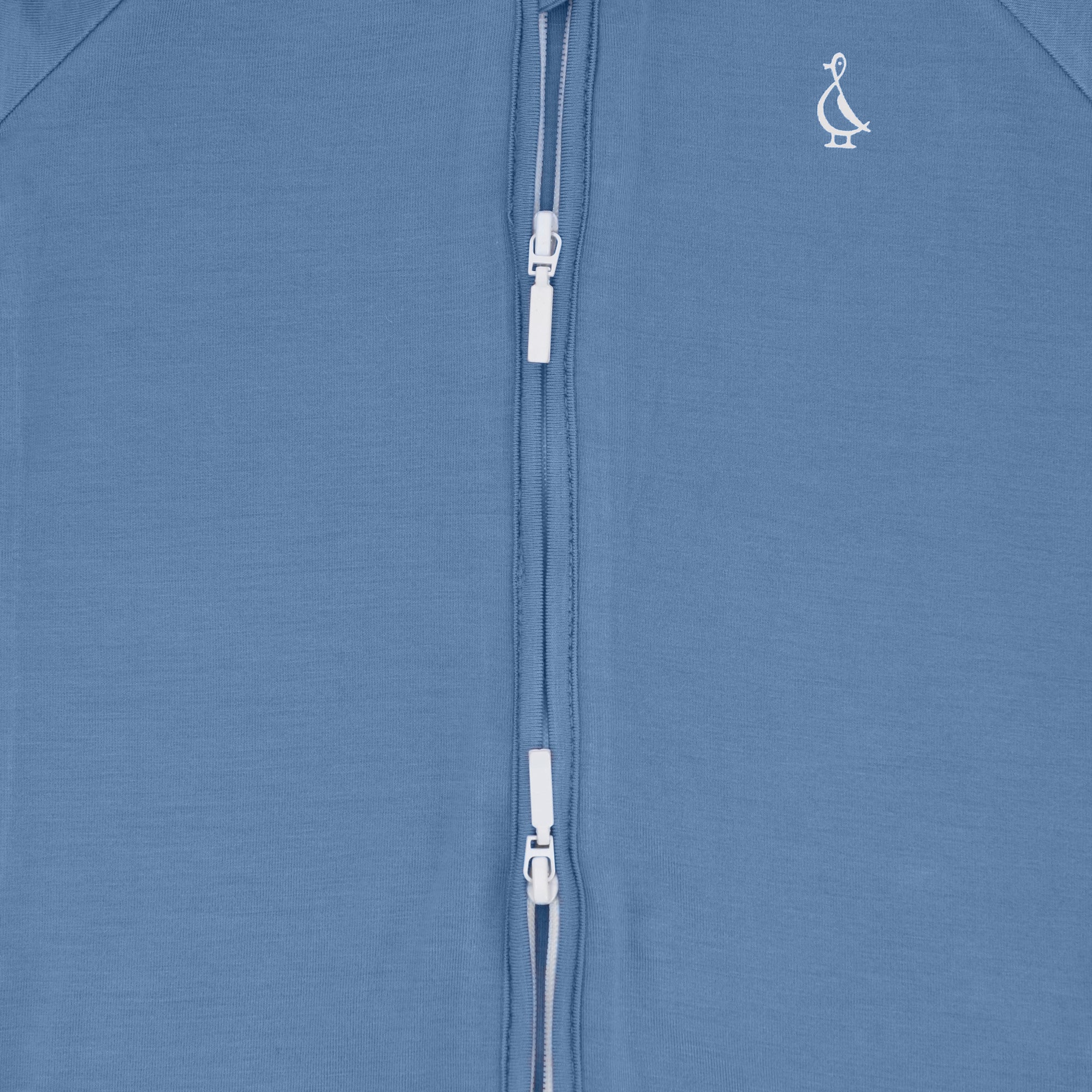 Premium Bamboo Baby Short Zippie - Limited Edition Bedtime Blue