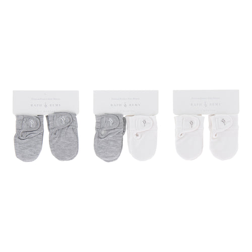 RAPH&REMY® premium bamboo mittens for babies duo pack