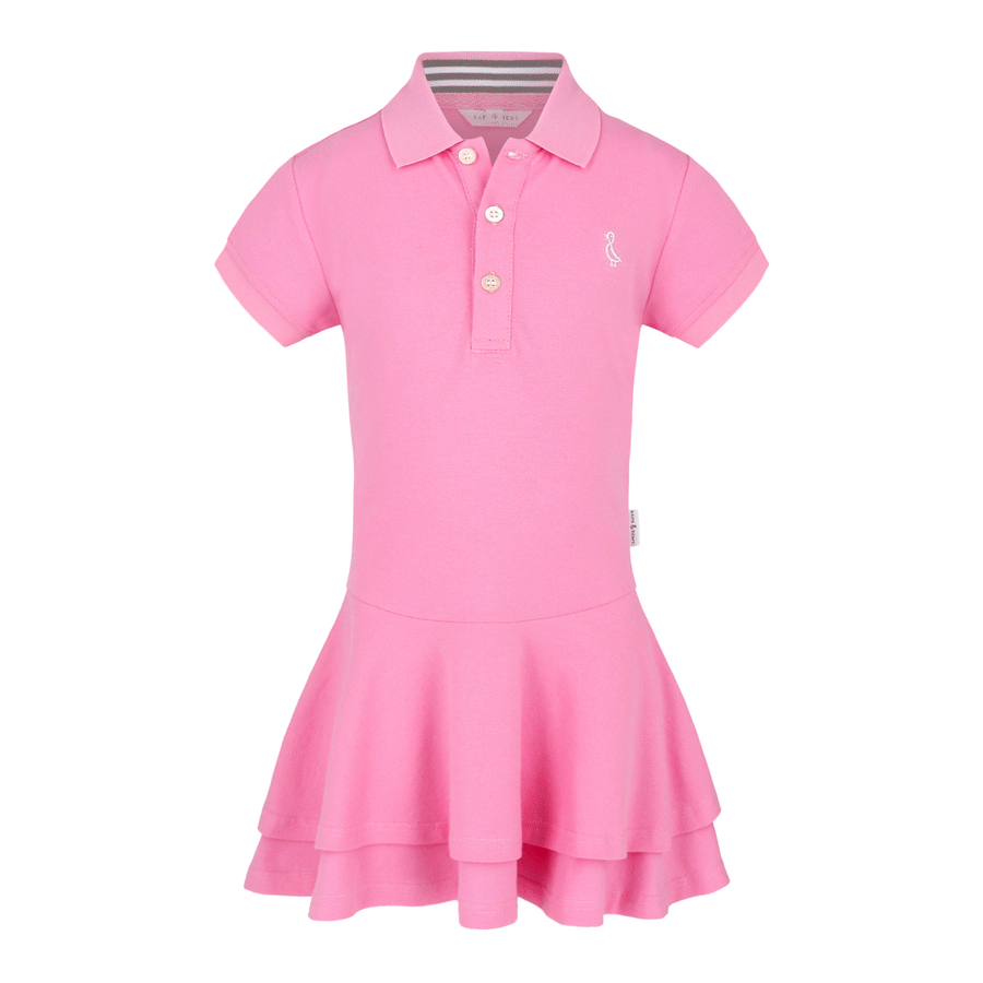 Premium Collared Dresses | 2-5 years - Bright Pink