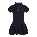 Premium Collared Dresses | 2-5 years - Navy Blue