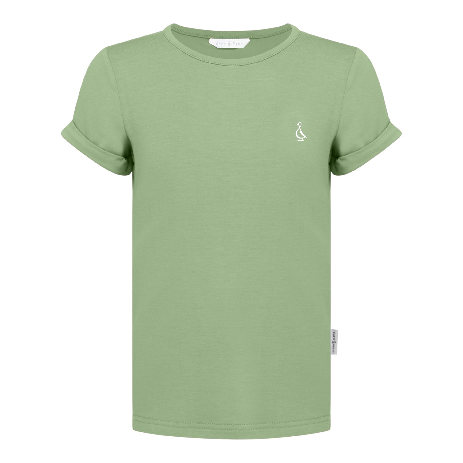 RAPH&REMY® Premium Bamboo Kids T-Shirts in Pistachio Green