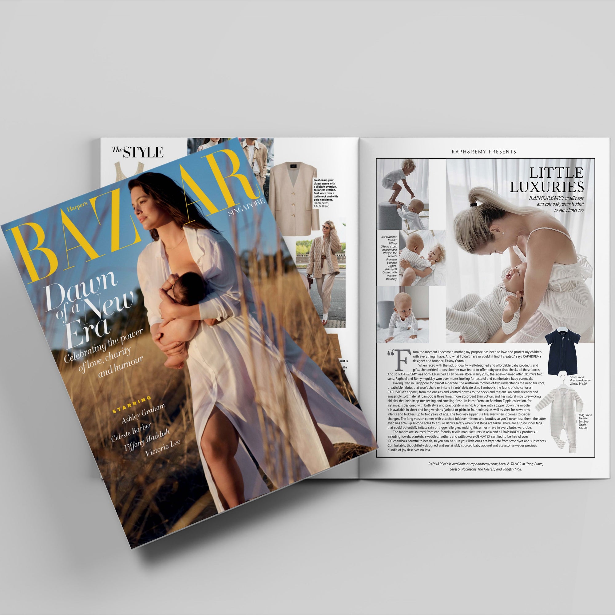 Premium Bamboo Baby Zippie (Short)