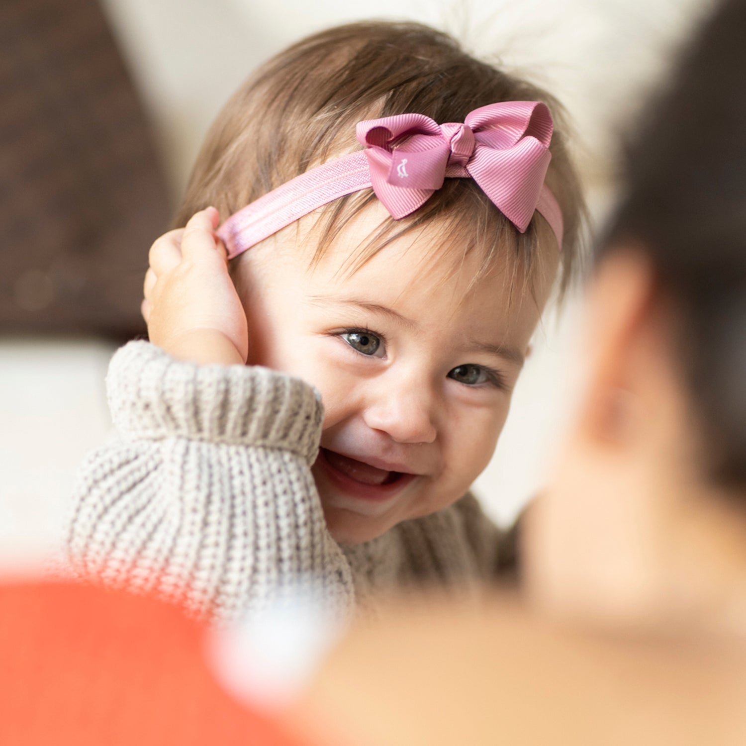 Premium 2.5" Newborn Baby Headbands or Clips Trio Pack