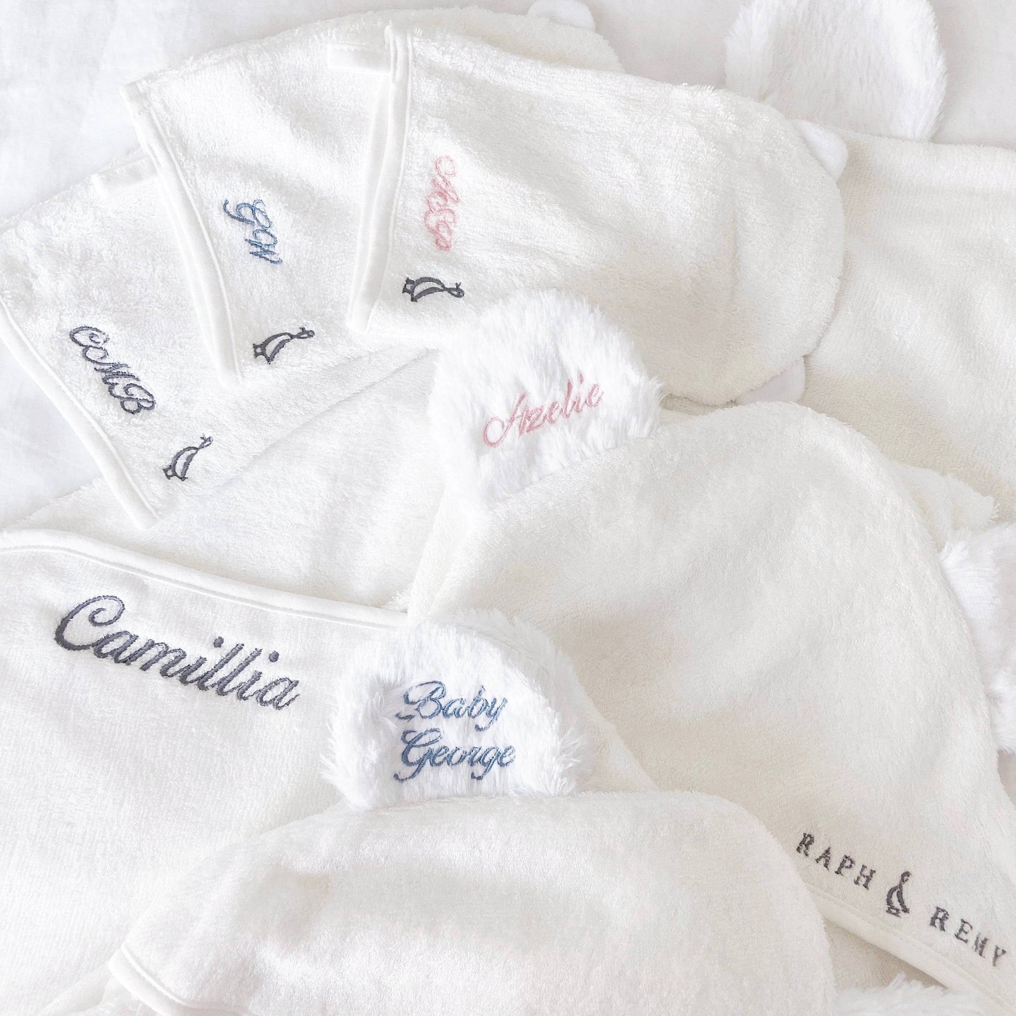 Organic Bamboo Baby Towel & Mitt