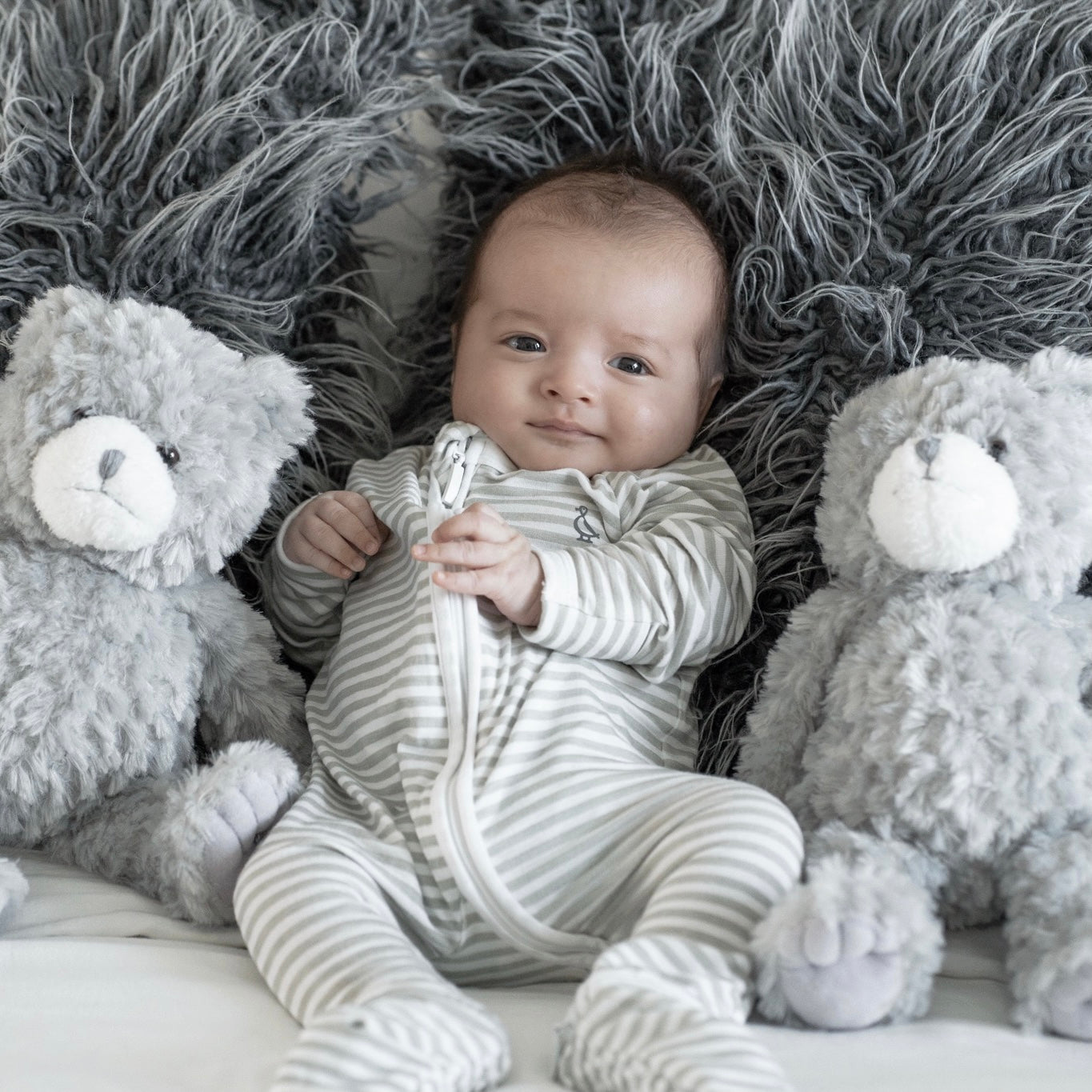 Premium Bamboo Baby Zippie (Long)