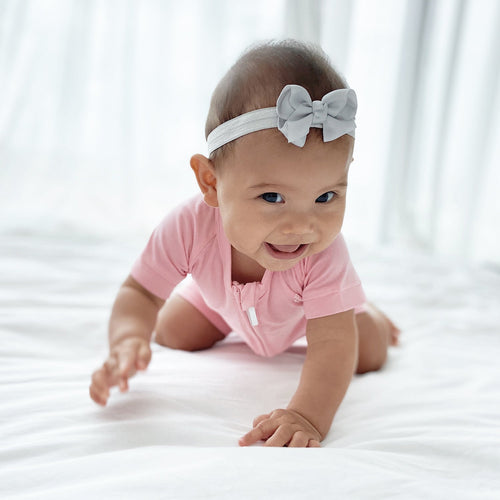 Premium Bamboo Baby Zippie (Short)